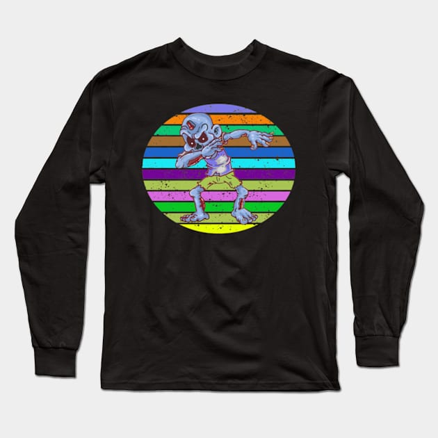 Zombie dubbing-dance - Gifts Long Sleeve T-Shirt by kedesign1